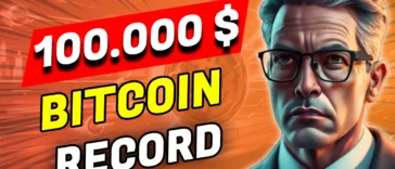 Bitcoin rompe récord superando los 100000 dólares